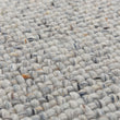 Teppich Palasi Grau-Melange & Anthrazit-Melange, 70% Wolle & 30% Polyester | URBANARA Wollteppiche