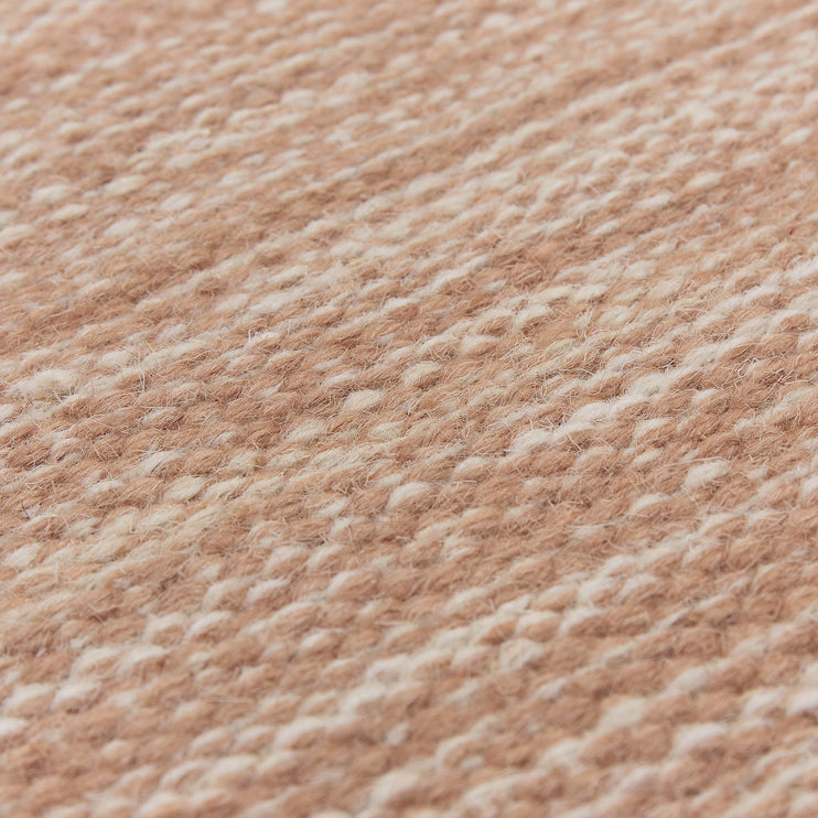 Teppich Pugal, Blasses Rosa , 100% Wolle | URBANARA Wollteppiche