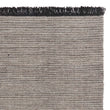 Wollteppich Pugal Sand-Melange & Schwarz, 100% Wolle