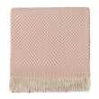 Wolldecke Salla Rouge & Creme, 100% Schurwolle