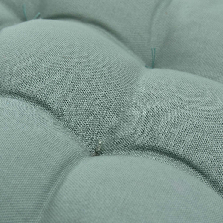 Bodenkissen Silna Helles Grüngrau, 100% Baumwolle & 100% Polyester | Hochwertige Wohnaccessoires