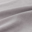 Bettdeckenbezug Soure, Dunkelgrau & Naturweiß, 100% Baumwolle | URBANARA Satin-Bettwäsche