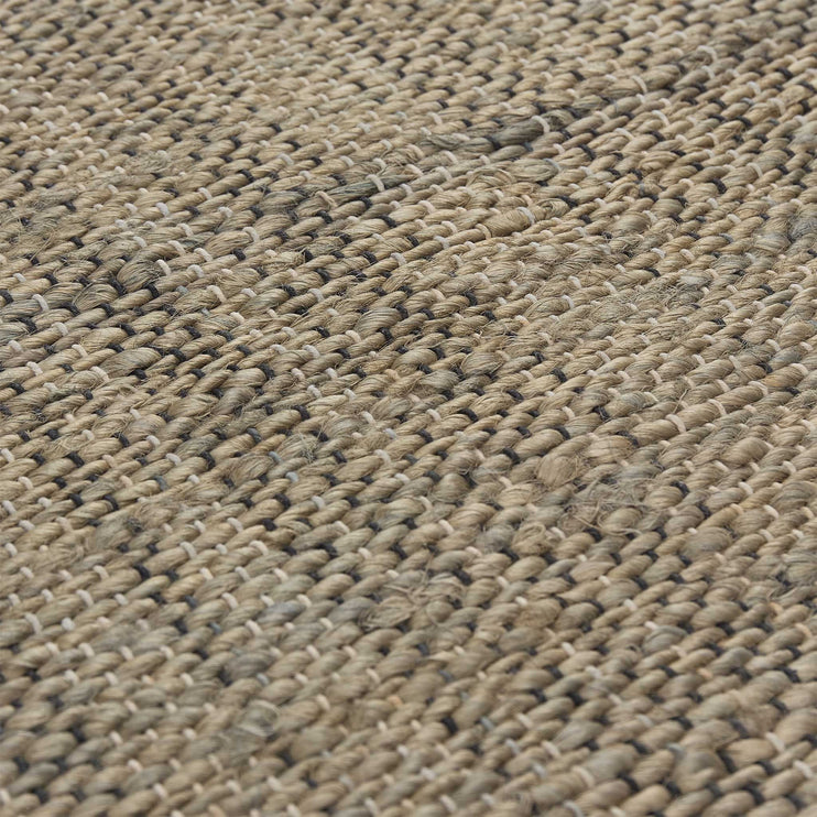 Teppich Tihuri Graugrün, 100% Jute | Hochwertige Wohnaccessoires