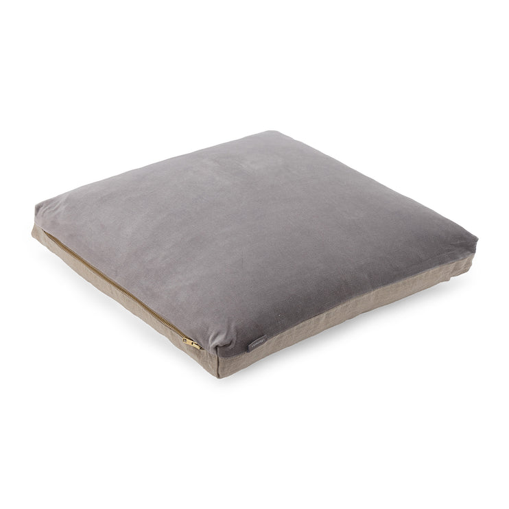 Kissen Tipani Grau, 100% Baumwolle & 100% Leinen