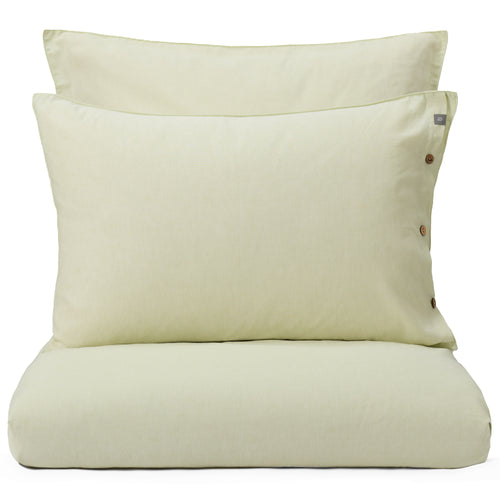 Kissenbezug Tolosa Zarte Limette, 50% Leinen & 50% Baumwolle