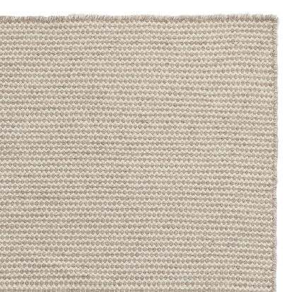 Läufer Udana, Sandstein-Melange & Naturweiß, 100% Wolle