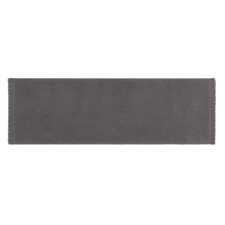 Badematte Vales, Blaugrau, 100% Bio-Baumwolle | URBANARA Badematten
