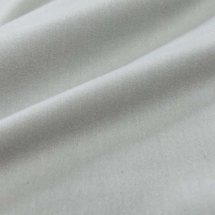 Kissenbezug Vilar, Mintgrün, 100% Bio-Baumwolle | URBANARA Flanell-Bettwäsche