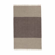 Wolldecke Visby Braun & Creme, 100% Schurwolle | URBANARA Wolldecken