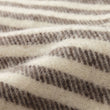 Wolldecke Visby Braun & Creme, 100% Schurwolle | Hochwertige Wohnaccessoires