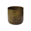 Blumentopf Zaroli Messing & Senfgelb, 100% Metall